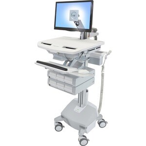 Ergotron StyleView SV44 Height Adjustable Display Stand - Up to 61 cm (24") Screen Support - 14.97 kg Load Capacity - 128.