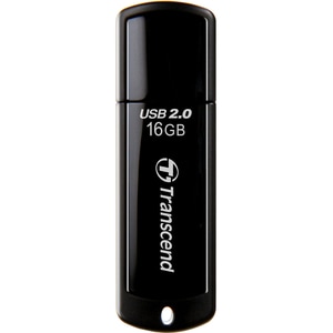 Pen Drive Transcend JetFlash 350 - 16 GB - USB 2.0 - Nero - 15 MB/s Read Speed - 7 MB/s Write Speed - 30 Anno/i Garanzia