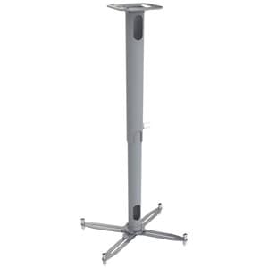 KINDERMANN Comfort2 Deckenhalterung für Projektor - Silber - Höhenverstellbar - max. 20 kg Traglast