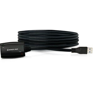 IOGEAR USB 3.0 BoostLinq - 16.4ft (5m) - 16.40 ft USB Data Transfer Cable for Hub, Webcam, Hard Drive, Printer - First End