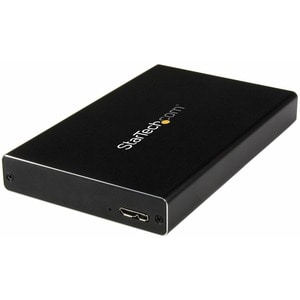 StarTech.com 2.5" IDE Hard Drive Enclosure - Supports UASP - Aluminum - IDE and SATA - USB 3.0 HDD Enclosure - External Dr