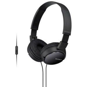 Sony MDR-ZX110NC Wired Over-the-head Binaural Stereo Headphone - Black - Supra-aural - 220 Ohm - 10 Hz to 22 kHz - 1.20 m 