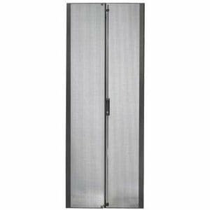 NetShelter SX 42U 750mm Wide Perforated Split Doors Black - Black - 75.39" (1915 mm) Height x 29.49" (749 mm) Width x 1.38