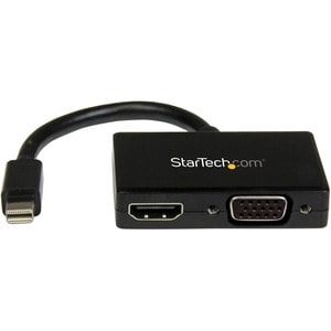 StarTech.com Adattatore Mini DisplayPort a HDMI e VGA - Convertitore audio/video da viaggio mDP 2 in 1 - 1920x1200 / 1080p