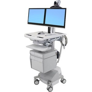 STYLEVIEW TELEMEDICINE CART/ DUAL MONITOR/SLA POWERED/EU