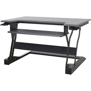 Ergotron WorkFit Workstation - Rechteck Top - Höhenverstellbar - 889 mm Table Top Width x 584,20 mm Tischplatte Tiefe x 88