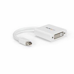 StarTech.com Mini DisplayPort to DVI Adapter, Mini DP to DVI-D Single Link Converter, 1080p Video, Passive, mDP 1.2 to DVI