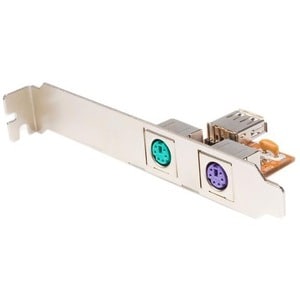 StarTech.com USB to PS/2 Keyboard and Mouse Converter Adapter - 1 x 4-pin Type A USB 2.0 USB Female, 1 x 5-pin IDC Female 