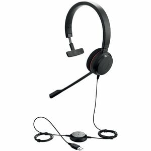 Jabra Evolve 20 MS Mono USB-A
(Überkopfbügel)    
USB-A Anschluss, mit Mute-Taste und Lautstärke-Regler am Kabel
 Zertifiz