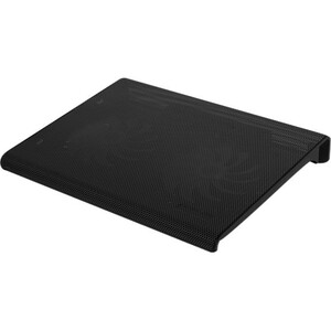 Aluratek Slim USB Laptop Cooling Pad (Black) - 2 Fan(s) - 800 rpm - Metal - Black