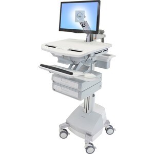 Ergotron StyleView SV44 Height Adjustable Display Stand - Up to 61 cm (24") Screen Support - 17.69 kg Load Capacity - 128.