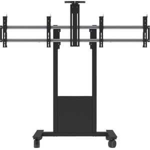 SMS Func Display Stand - Up to 165.1 cm (65") Screen Support - 110 kg Load Capacity - Floor - Black - Mobility