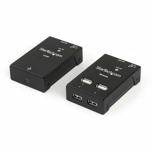 StarTech.com 4 Port USB 2.0-Over-Cat5-or-Cat6 Extender - up to 130ft (40m) - Connect four USB 2.0 devices away from your c