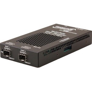 Transition Networks Stand-alone Fiber to Fiber Media Converter - 10 Gigabit Ethernet - 10GBase-X - 2.0 x Expansion Slots -