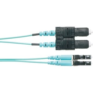 Panduit Fiber Optic Cable - 3.3 ft Fiber Optic Network Cable for Network Device - First End: 1 x LC Network - Male - Patch