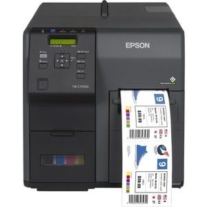 Epson ColorWorks C7500G (312) Industrial Inkjet Printer - Colour - Label Print - USB - 108 mm (4.25") Print Width - 300 mm