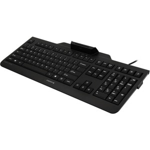 CHERRY KC 1000 SC Keyboard - Cable Connectivity - USB Interface - Spanish - Black - LPK Keyswitch - 105 Key(s) - Windows, 