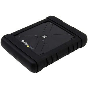 StarTech.com 2.5" USB 3.0 Hard Drive Enclosure â€" Rugged â€" Supports UASP â€" Tool-Less â€" IP54 â€" SSD USB External HD