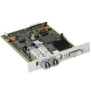 Black Box DKM Modular KVM Extender, Transmitter Interface Card, DVI-I, USB HID, 2X CATx - 1 Computer(s) - 32808.40 ft Rang