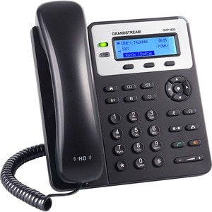 Grandstream GXP1620 IP Phone - Corded - Wall Mountable - Black - 2 x Total Line - VoIP - 2 x Network (RJ-45)