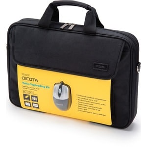 Dicota Value Toploader Laptop Bag 14-15.6" and Mouse bundle