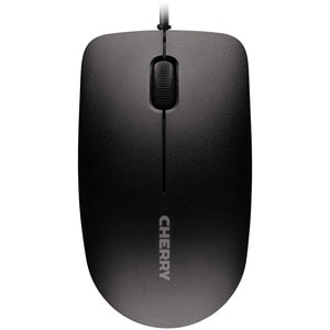 Souris Optique CHERRY MC 1000 - USB 2.0 - 3 Bouton(s) - Noir - 1 - Câble - 1200 dpi - Roulettes avec frein - Symétrique
