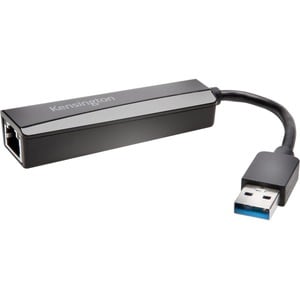 Kensington UA0000E Gigabit-Ethernet-Karte für Computer, Notebook - 10/100/1000Base-T - Desktop - USB 3.0 - 1 Anschluss(e) 