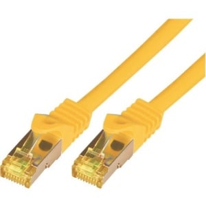 M-CAB 5 m Kategorie 7 Netzwerkkabel für Netzwerkgerät - Zweiter Anschluss: 1 x RJ-45 Network - Male - Gelb