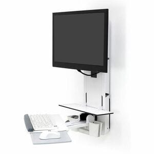 Ergotron StyleView Lift für Monitor, Tastatur, Maus, Scanner - Weiß - Höhenverstellbar - Bildschirmgröße: 61 cm (24 Zoll) 