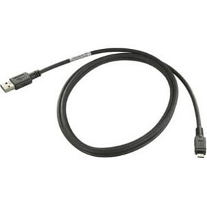 Zebra USB Data Transfer Cable for Handheld Terminal - First End: 1 x USB Type A - Male - Second End: 1 x Micro USB - Male