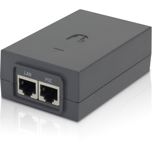 Ubiquiti PoE Injector - 120 V AC, 230 V AC Input - 24 V DC, 1 A Output - Ethernet Input Port(s) - Ethernet Output Port(s) 