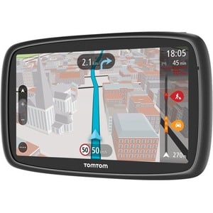 TomTom GO 6100 Automobile Portable GPS Navigator - Portable, Mountable - 15.2 cm (6") - Touchscreen - Lane Assist, Speed A