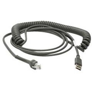 CABLE - USB: SERIES A CONNECTOR 9FT. (2.8M) COILED