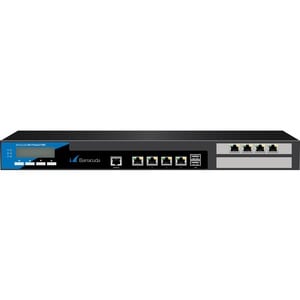 Barracuda F300 Network Security/Firewall Appliance - 8 Port - 10/100/1000Base-T - Gigabit Ethernet, 10/100Base-TX - 8 x RJ