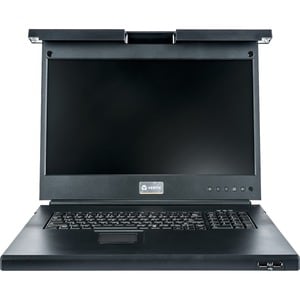 Vertiv Avocent Local Rack Access | 1U | Console KVM 8 ports | Rackable | Clavier français LCD 18,5" | USB KB | 2 USB PASS-