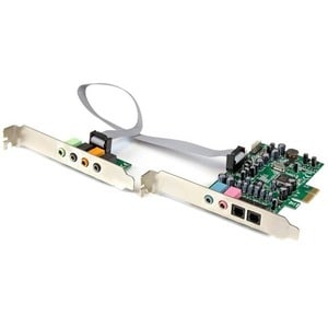 StarTech.com Scheda Audio interna PCI Express surround 7.1 canali - PCI Surround Sound Card a 24-bit , 192Khz - C-Media - 