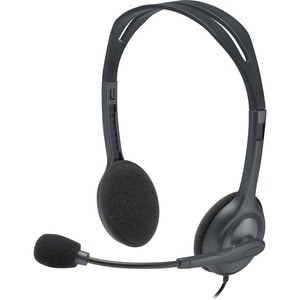 Logitech Stereo Headset H111 - Stereo - Mini-phone (3.5mm) - Wired - 32 Ohm - 20 Hz to 20 kHz - Over-the-head - Binaural -