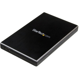 StarTech.com 2.5" External Hard Drive Enclosure - Supports UASP - Aluminum - USB 3.1 Enclosure - SSD/HDD Enclosure - Get r