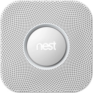 Google Nest Protect - Photoelectric - Ceiling Mount, Wall Mount - White