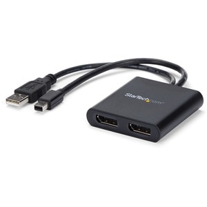 StarTech.com Mini DisplayPort MST Hub - Mini DisplayPort to DisplayPort Multi Monitor Splitter - MST Hub mDP 1.2 to 2x DP 