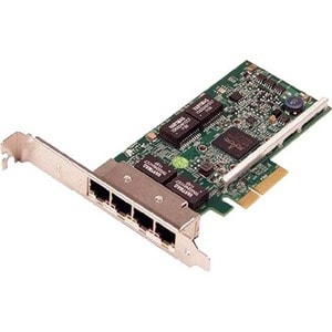 Dell Broadcom 5719 QP 1Gb Network Interface Card,Full Height,Customer Kit - PCI Express - 4 Port(s) - 4 - Twisted Pair - 1