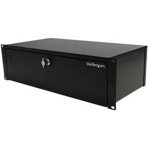StarTech.com Locking storage drawer - 3U 9in - deep - Rackmount - Steel - 23 kg Maximum Weight Capacity