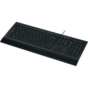 Logitech K280e Keyboard - Cable Connectivity - USB Interface - Swedish, Finnish, Norwegian, Danish - PC