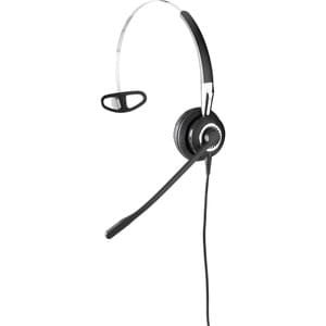Cuffie Jabra BIZ 2400 II QD Cavo Over-the-head Mono - Nero - Monoaurale - Supra-aural - 150 Hz a 6,80 kHz - Cancellazione 