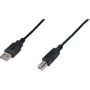 Assmann 3 m USB Data Transfer Cable - Cable for Scanner, Printer - First End: 1 x USB 2.0 Type A - Male - Second End: 1 x 