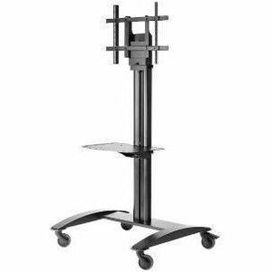 Peerless-AV® SmartMount™ Full Featured Flat Panel TV Cart For 32" to 75" TVs - 68.04 kg Capacity - 4 Casters - 10.16 cm (4