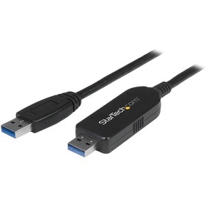 StarTech.com USB 3.0 Data Transfer Cable for Mac and Windows - Fast USB Transfer Cable for Easy Upgrades - 1.8m (6ft) - Qu