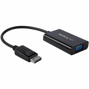 StarTech.com DisplayPort to VGA Adapter with Audio - DP to VGA Converter - 1920x1200 - 1 x 20-pin DisplayPort 1.2 Digital 