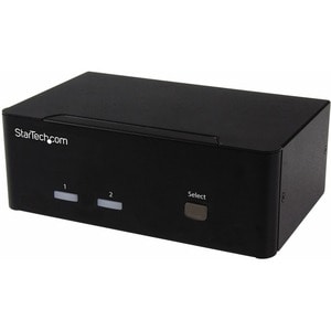 StarTech.com 2-port KVM Switch with Dual VGA and 2-port USB Hub - USB 2.0 - 2 Computer(s) - 1 Local User(s) - 1920 x 1200 