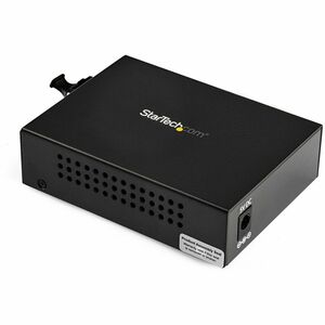 StarTech.com Gigabit Ethernet Fiber Media Converter - Compact - 850nm MM LC - 550m - With MM SFP Transceiver - Convert and